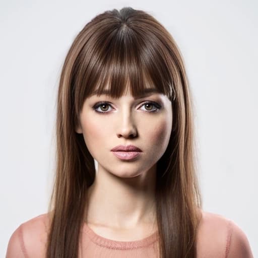 ロング姫カットヘアの画像