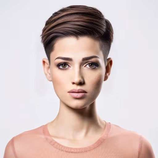 サイド刈りピクシー