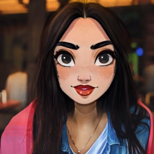 Gesichts-Cartoon-Transformation im Comic-Stil