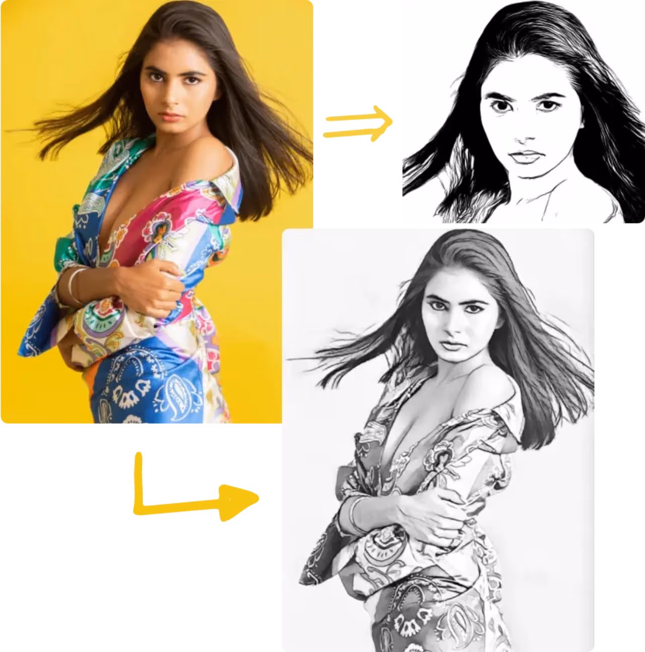 Anime Me - Der Effekt des Skizzierens