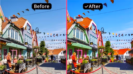 Image color enhancement