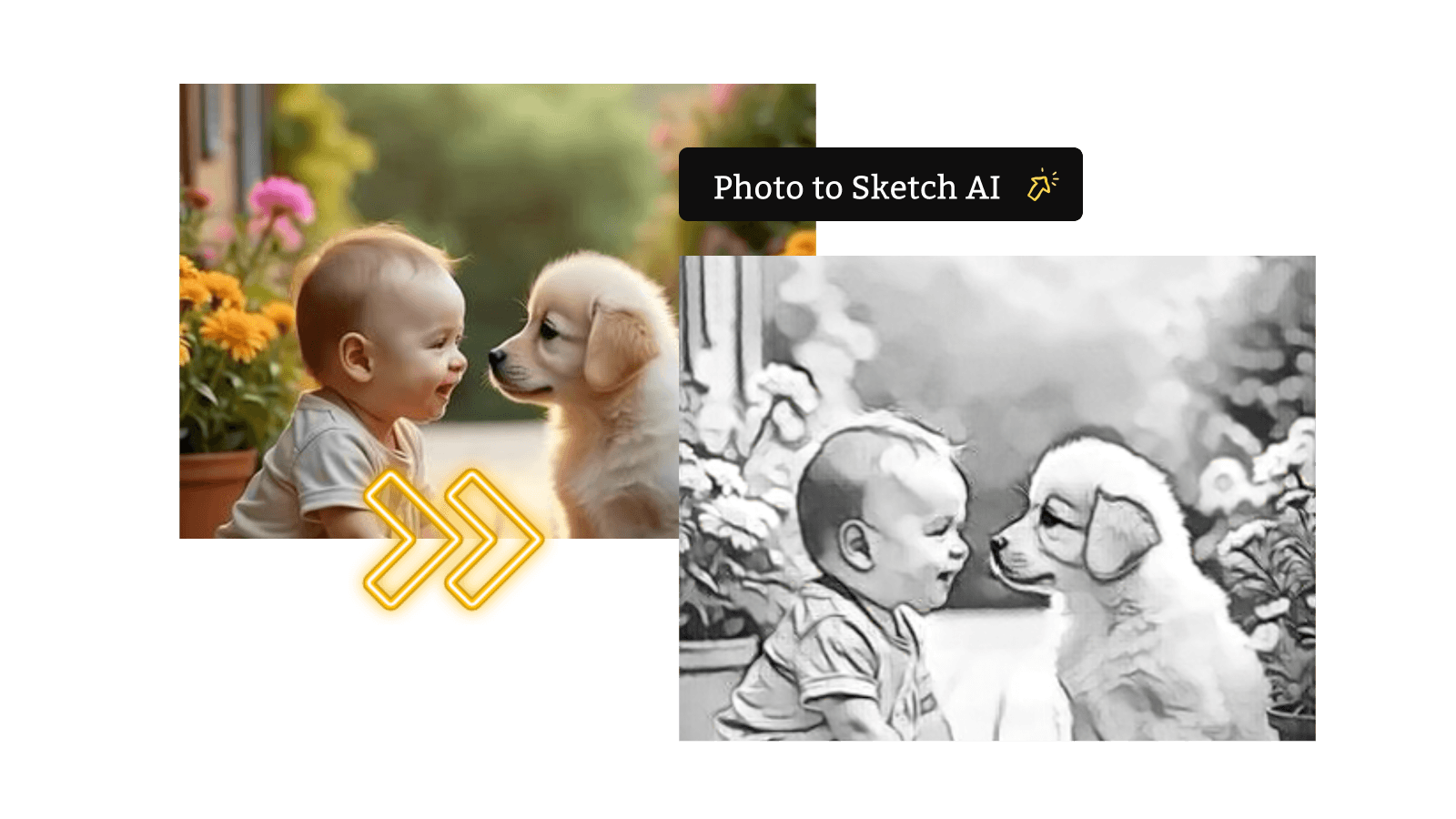 Pencil sketch showing detailed shading